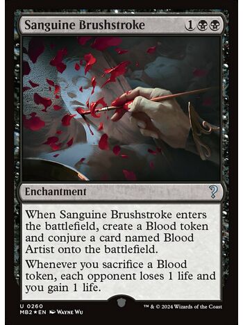 Sanguine Brushstroke