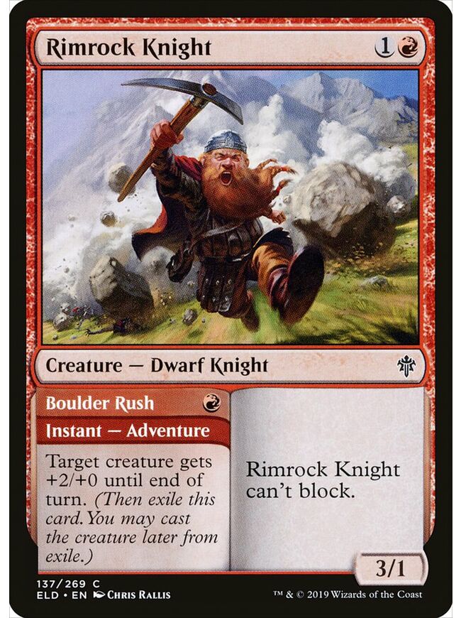 Rimrock Knight // Boulder Rush
