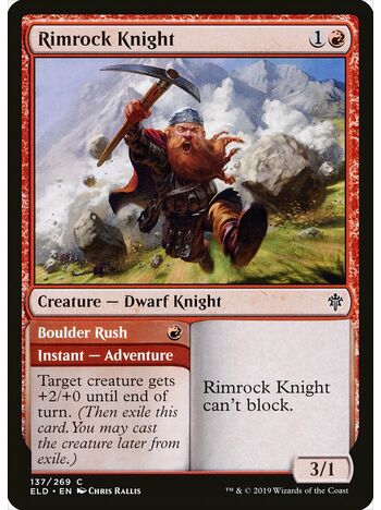 Rimrock Knight // Boulder Rush
