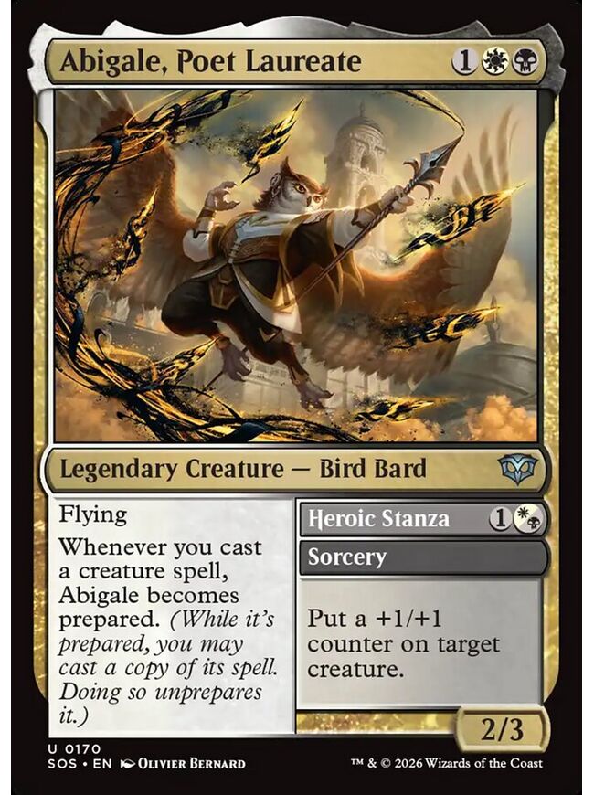 Abigale, Poet Laureate // Heroic Stanza