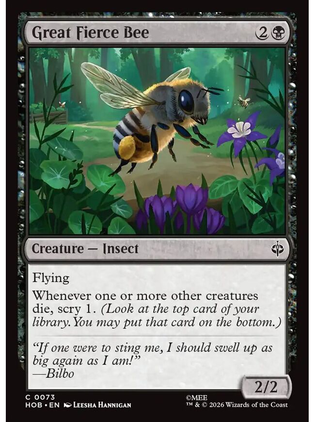 Great Fierce Bee