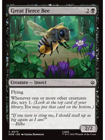 Great Fierce Bee