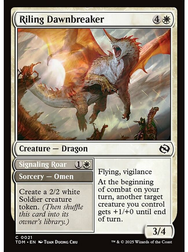 Riling Dawnbreaker // Signaling Roar