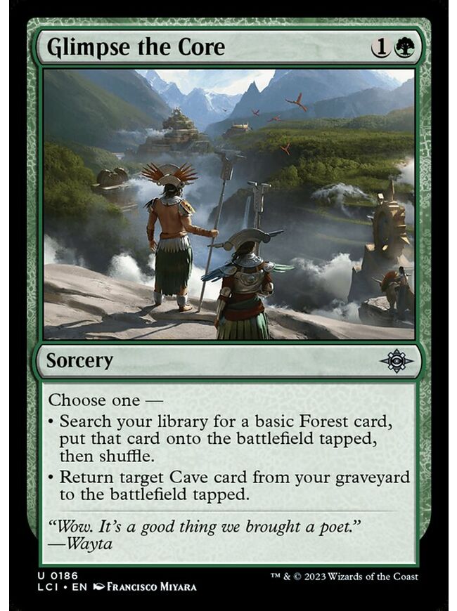 Glimpse the Core