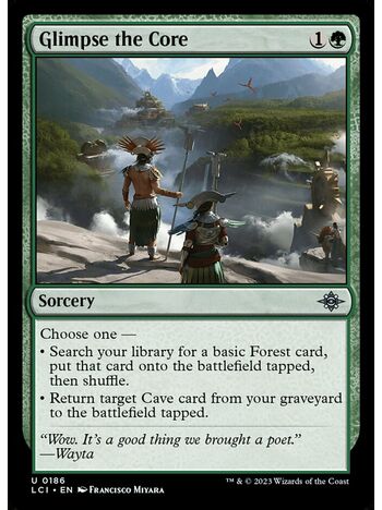 Glimpse the Core
