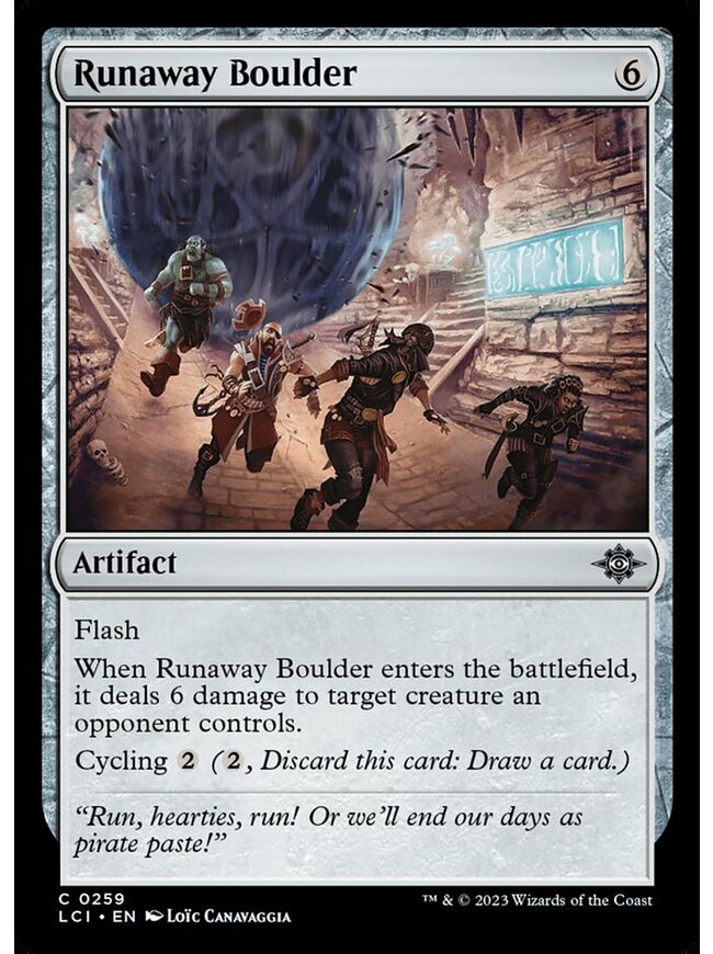 Runaway Boulder