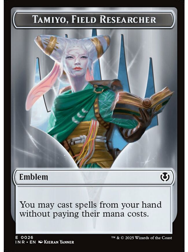 Tamiyo, Field Researcher Emblem Token