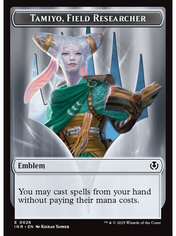 Tamiyo, Field Researcher Emblem Token