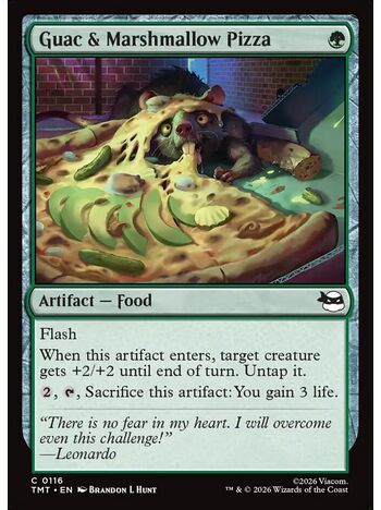 Guac & Marshmallow Pizza