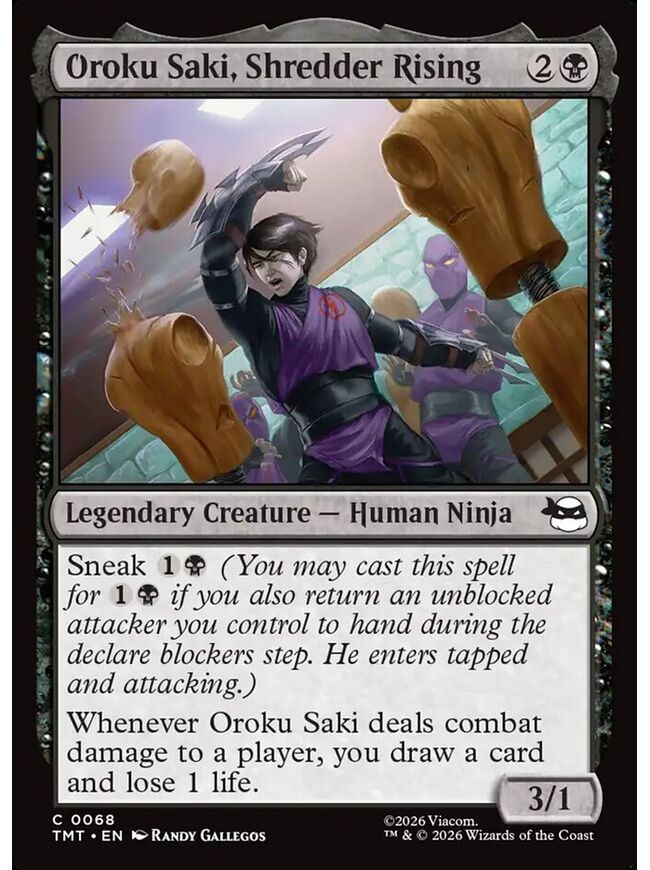 Oroku Saki, Shredder Rising