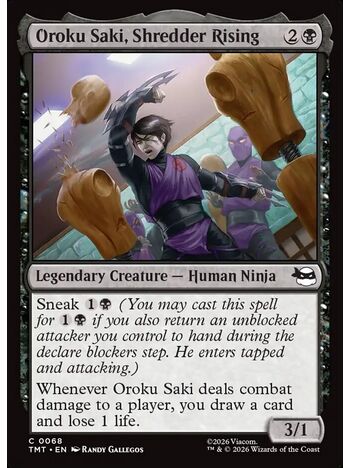 Oroku Saki, Shredder Rising