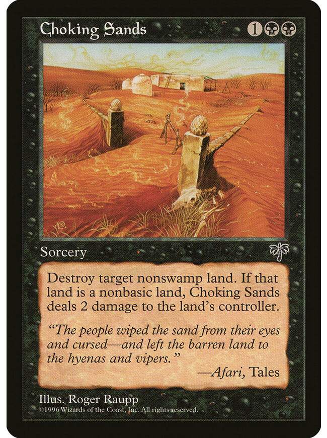Choking Sands