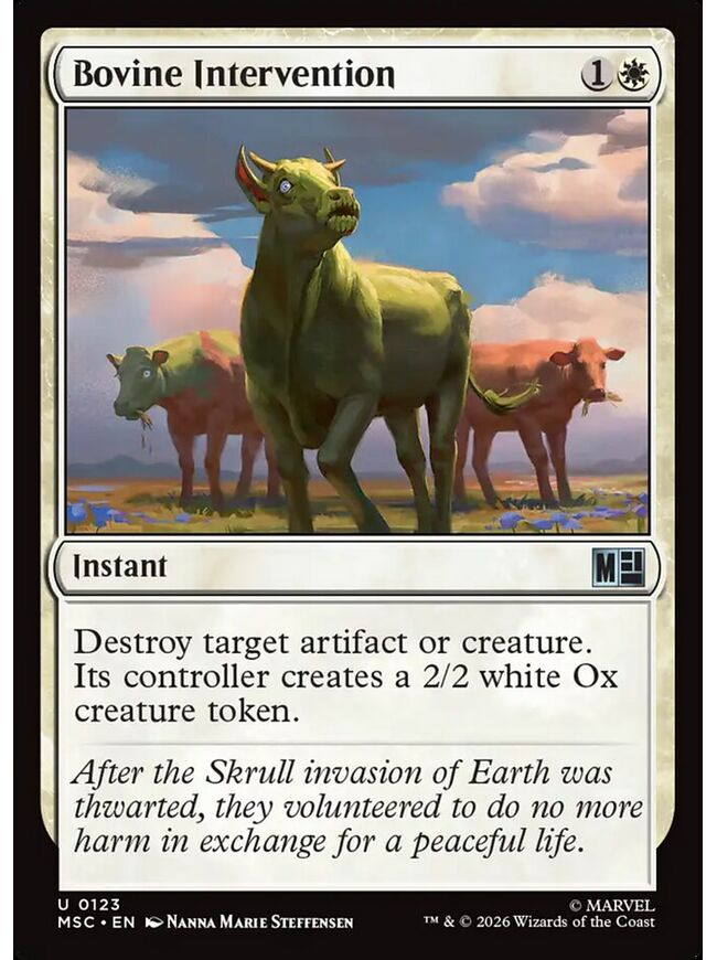 Bovine Intervention