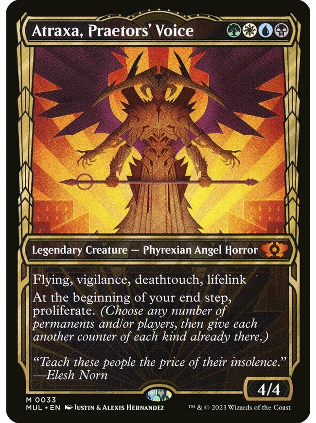 Atraxa, Praetors' Voice