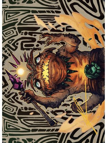 Zoyowa Lava-Tongue // Zoyowa Lava-Tongue Token (Art Series)