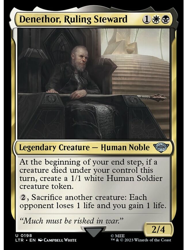 Denethor, Ruling Steward