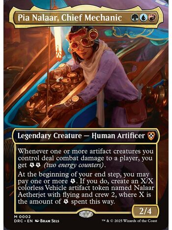 Pia Nalaar, Chief Mechanic