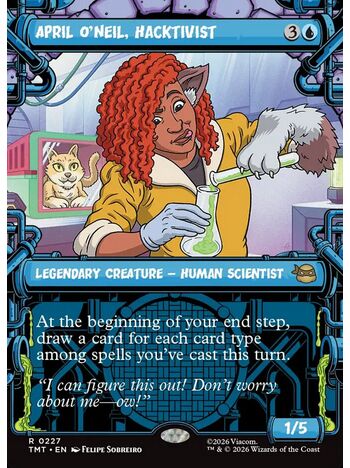 April O'Neil, Hacktivist