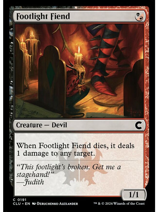 Footlight Fiend