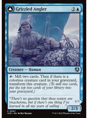 Grizzled Angler // Grisly Anglerfish
