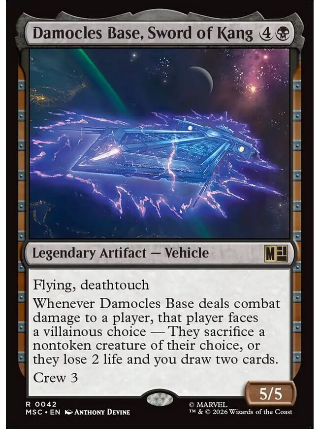 Damocles Base, Sword of Kang