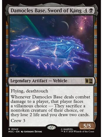 Damocles Base, Sword of Kang