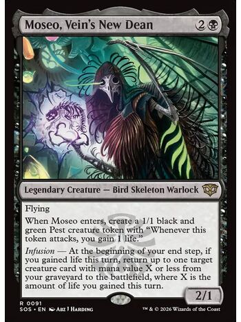 Moseo, Vein's New Dean