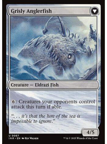Grizzled Angler // Grisly Anglerfish