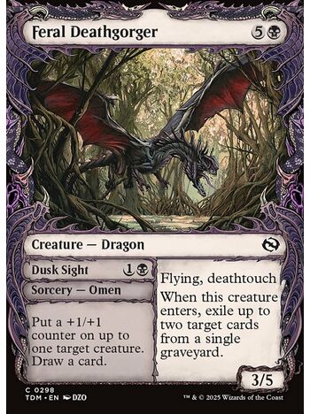 Feral Deathgorger // Dusk Sight