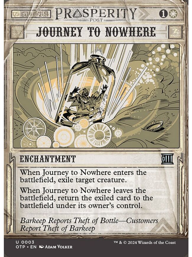 Journey to Nowhere