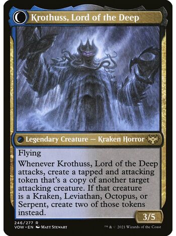 Runo Stromkirk // Krothuss, Lord of the Deep