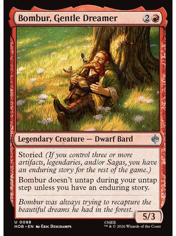Bombur, Gentle Dreamer