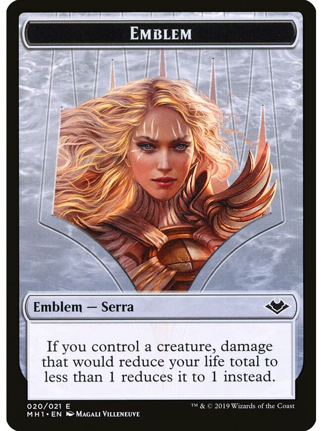 Serra the Benevolent Emblem Token