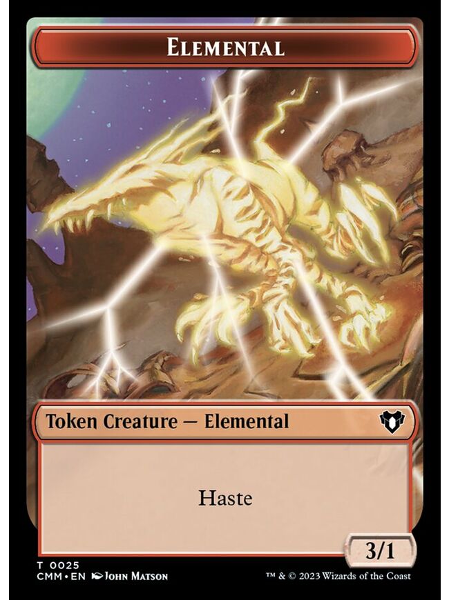 Elemental Token (3/1) (Haste)