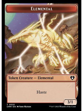 Elemental Token (3/1) (Haste)