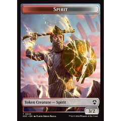 Spirit Token (3/2) (Red/White)