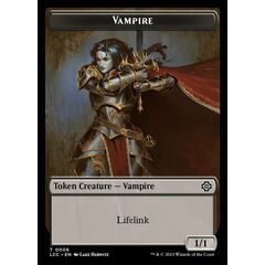 Vampire Token (Black) (Lifelink)