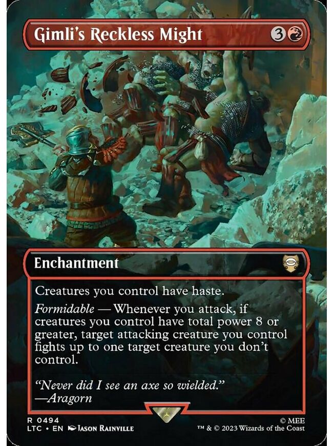 Gimli's Reckless Might