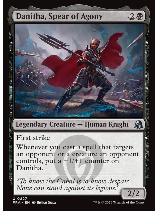 Danitha, Spear of Agony