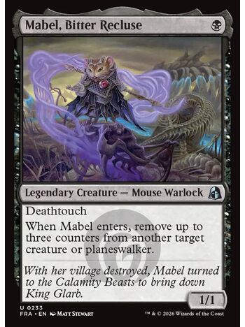 Mabel, Bitter Recluse