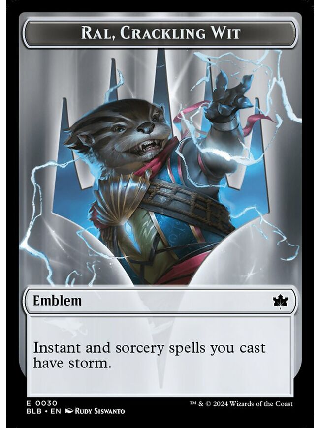Ral, Crackling Wit Emblem Token