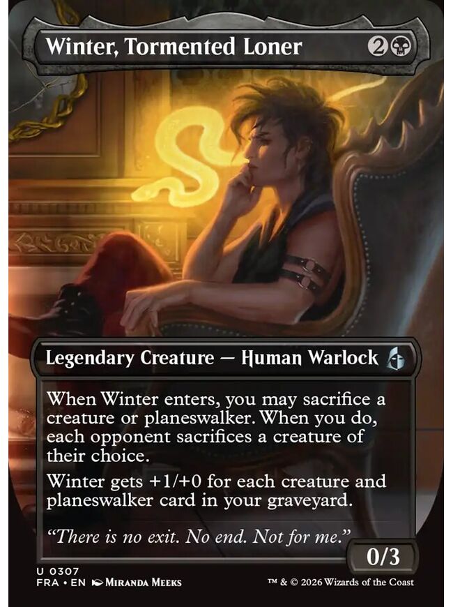Winter, Tormented Loner