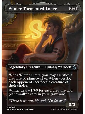 Winter, Tormented Loner