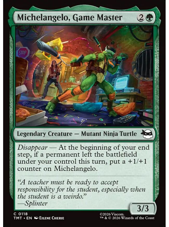 Michelangelo, Game Master