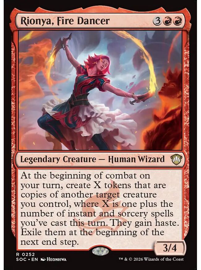 Rionya, Fire Dancer