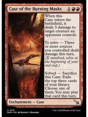 Case of the Burning Masks