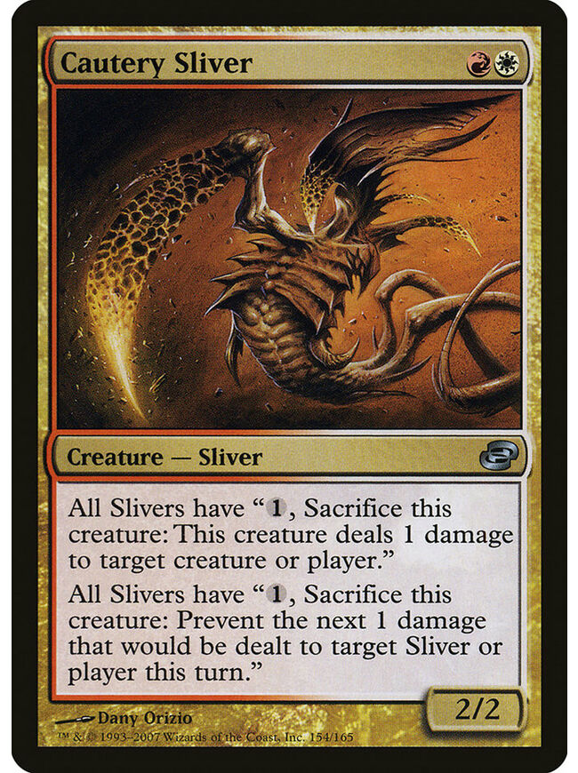 Cautery Sliver