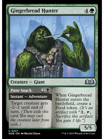 Gingerbread Hunter // Puny Snack