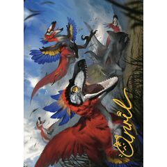 Wrathful Raptors // Wrathful Raptors Token (Art Series)