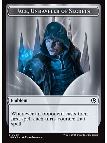 Jace, Unraveler of Secrets Emblem Token